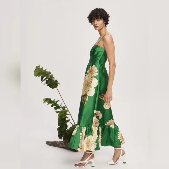 Alemais Sage Midi Dress - Picture 2 of 9